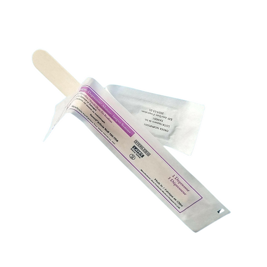 Tongue Depressors 6", Sterile, Wood, Individually Wrapped, Pack of 1000