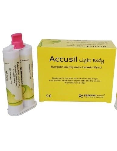 Accusil Light Body A-Silicone Based impression material 1x50ml Prevest Denpro