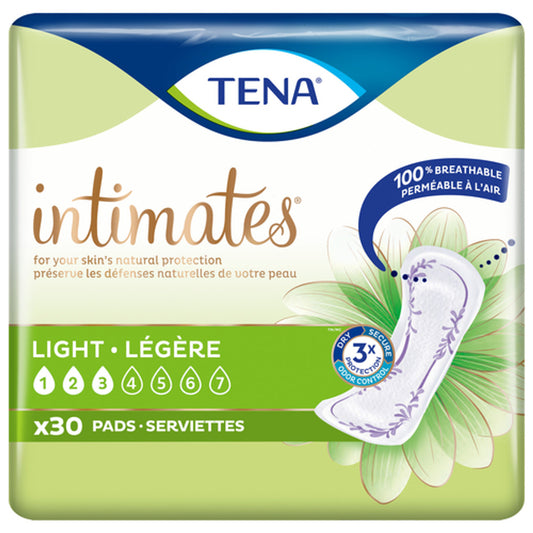 Tena Intimates Ultra Thin Pads - Light | 30 Count - Dentow Dental