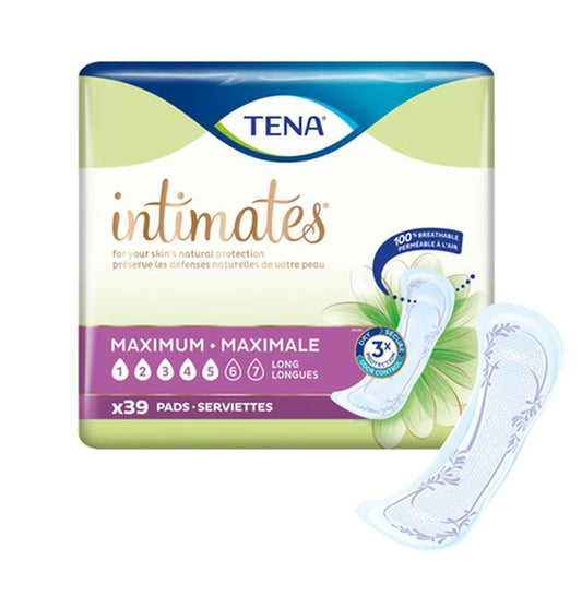 TENA sanitary napkin Intimates maximum and long protection - Dentow Dental