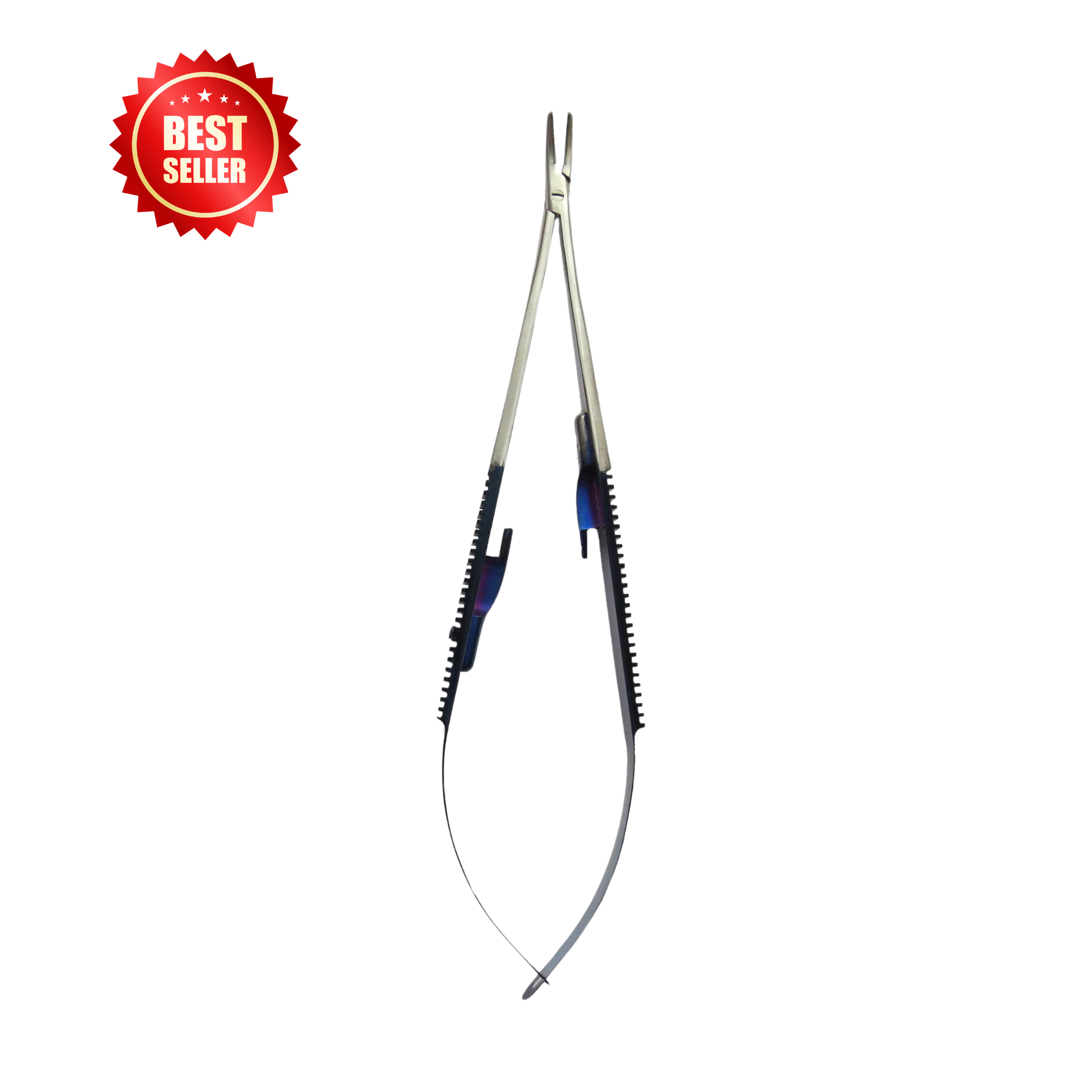 CastroViejo Forceps Curved Needle Holder NNA Medical - Dentow Dental