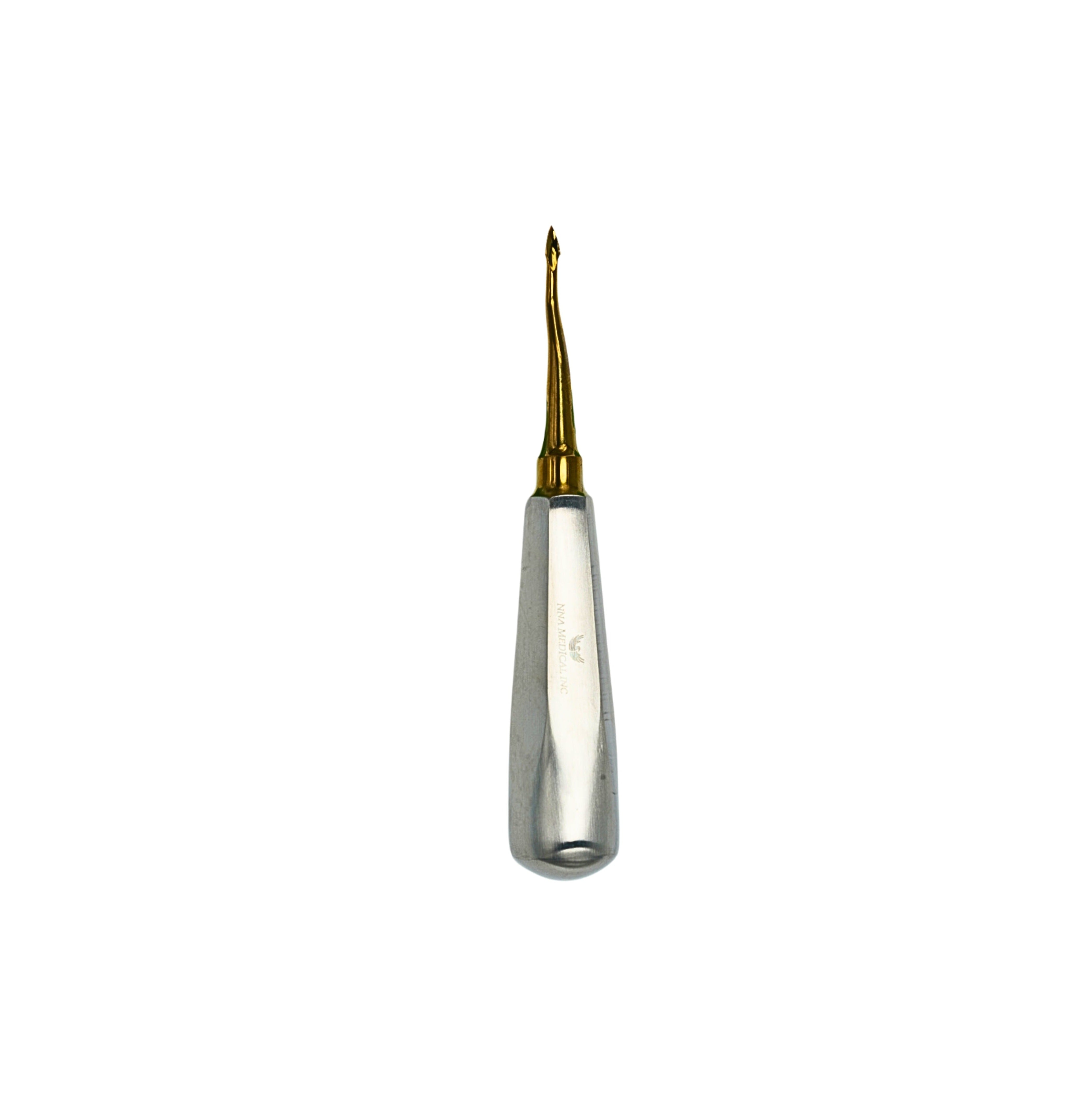 Bernard IN Dental Surgery Tooth Straight Spade Concave Root Tip Elevator Gold NNA Medical