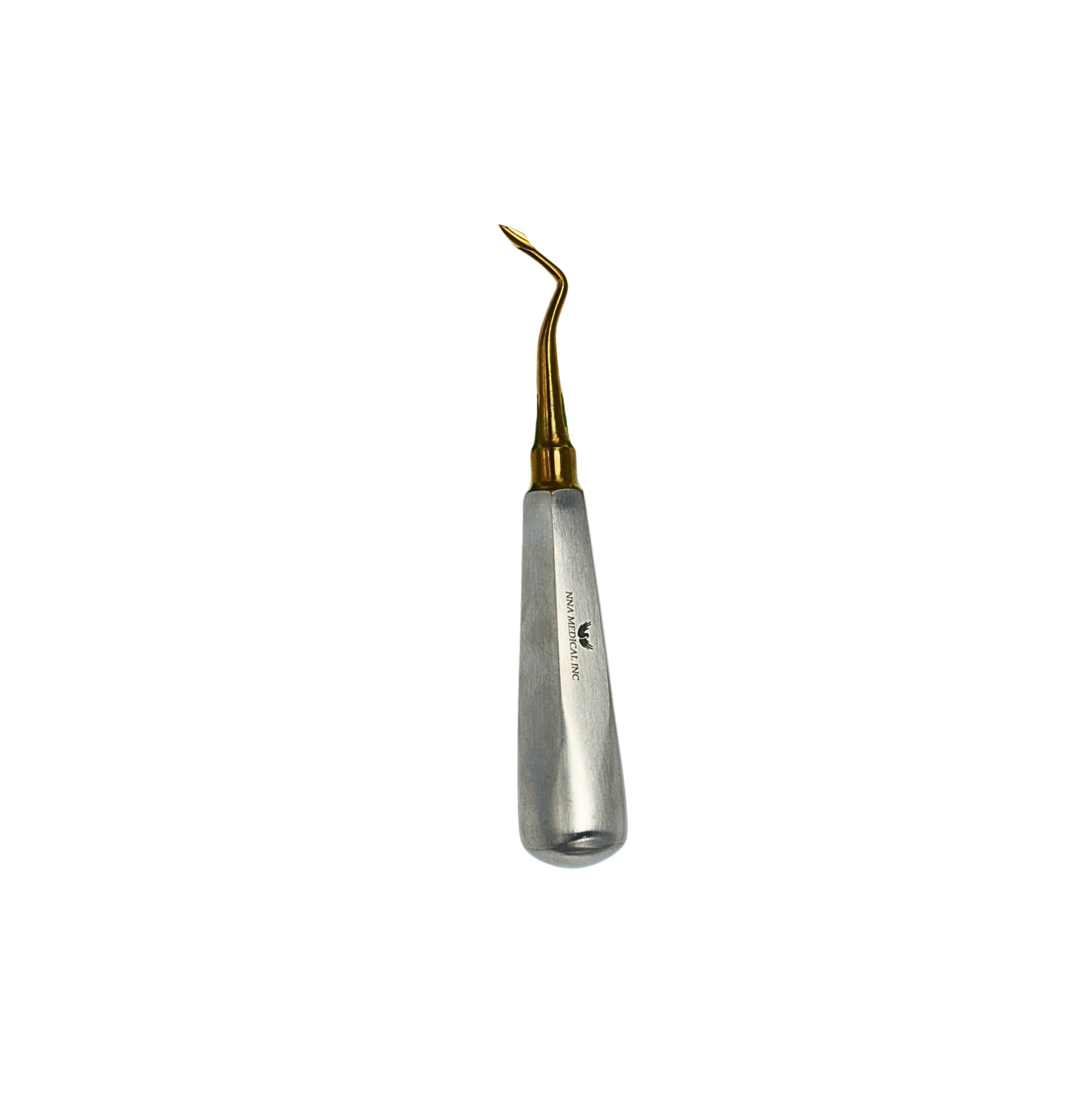 Bernard Dental Tooth Surgery Right Spade Concave Root Tip Elevator Gold NNA Medical