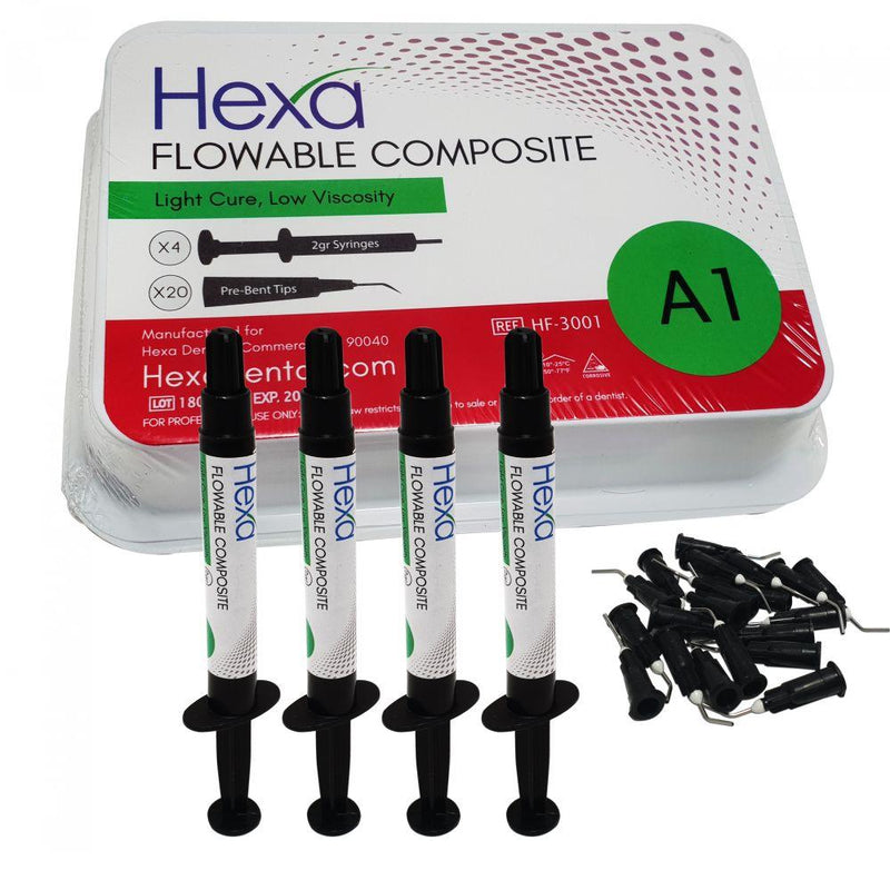 Flowable Composite, Kit 4 Syringes,  A3, HF-3003