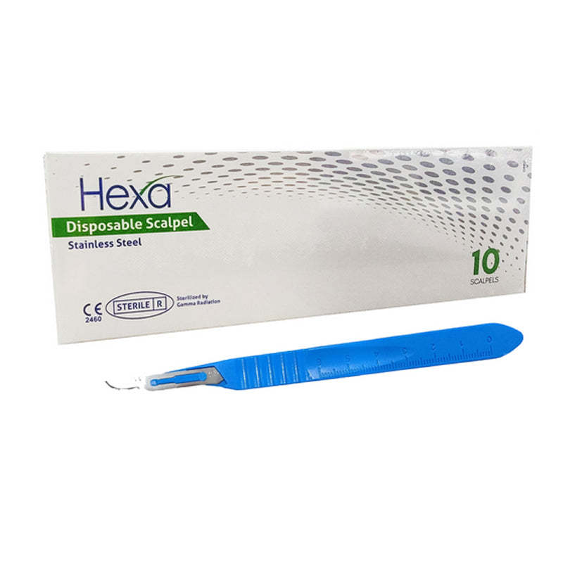 Disposable Stainless Steel Scalpels #11 10/Box