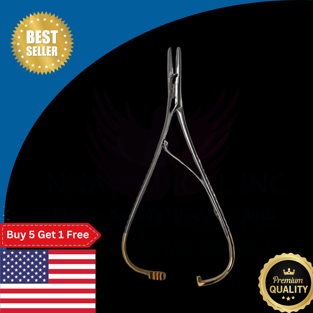 Mathieu Needle Holder 14cm - Precision Instrument for Surgical Procedures NNA Medical - Dentow Dental