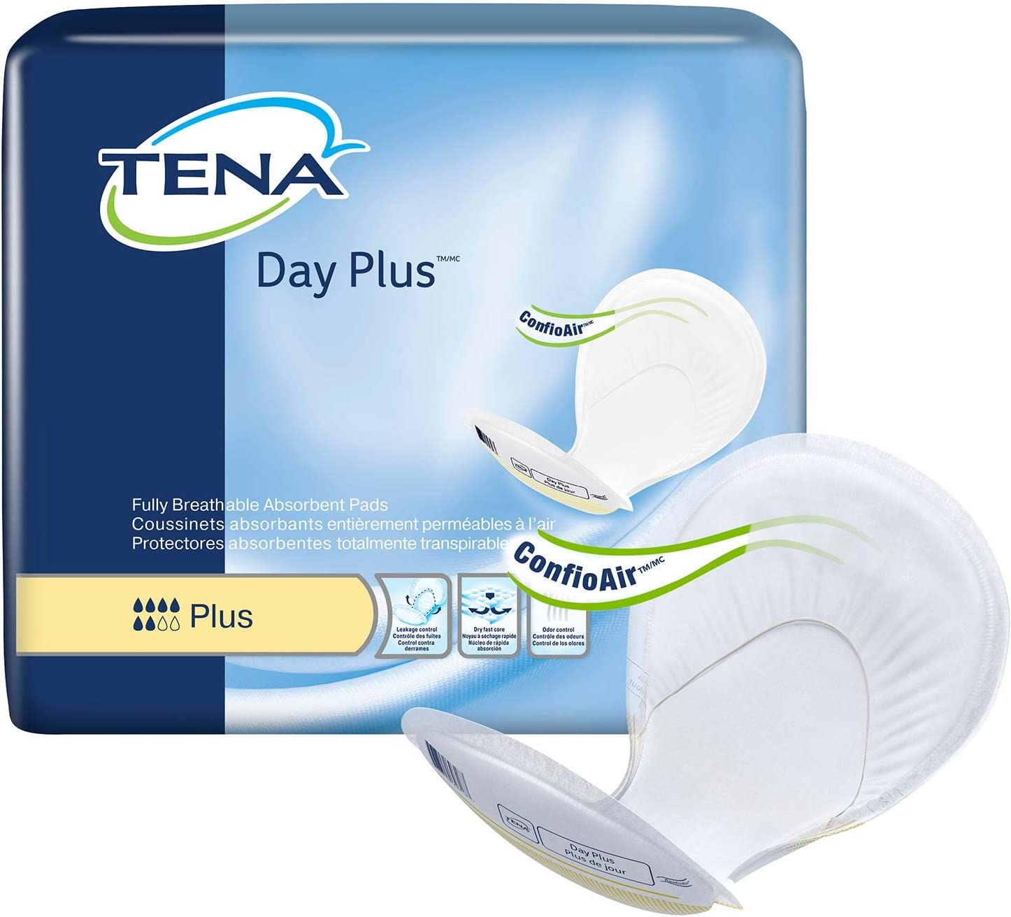 Tena Day Plus 2 Piece Incontinence Pads, 40 Count - Dentow Dental