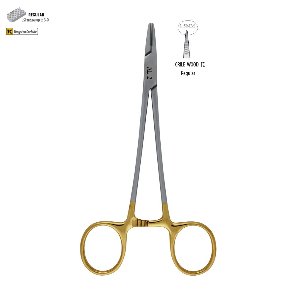 Cirlewood needle holder TC Regular - Dentow Dental